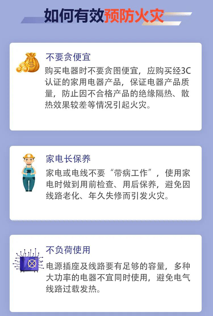 科普丨家用电器消防清静，要注重那些事项？